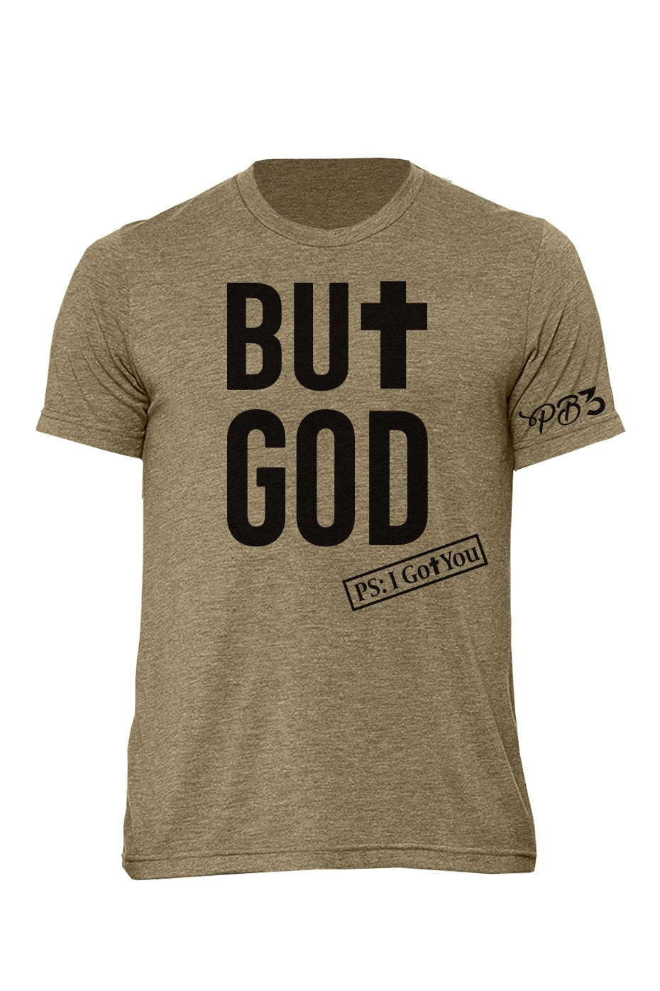 But God Unisex Military Green Tee